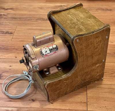Vintage Magic Mill Grain Stone Grinder Flour Wheat 3/4 HP Dayton Motor Works!