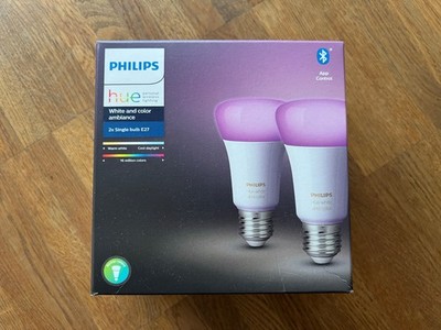 Philips Hue White & Color Ambiance E27 Doppelpack 2x806lm, dimmbar