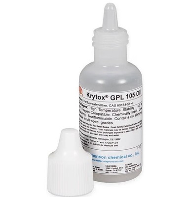 Krytox Krytox GPL 105 oil, 1oz Dropper Bottle