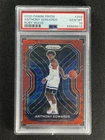 2020-21 Panini Prizm Anthony Edwards #258 Red Wave Prizm Rookie RC PSA 10 GEM MT