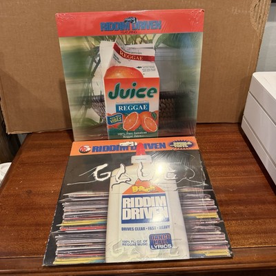Reggae Caribbean Vinyl LPs Lot of 2 Riddim Driven Glue & Juice RARE