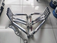 Zoomie Exhaust Headers With 1 34 Primary Tube Ceramic For Chevy Sbc 327 350