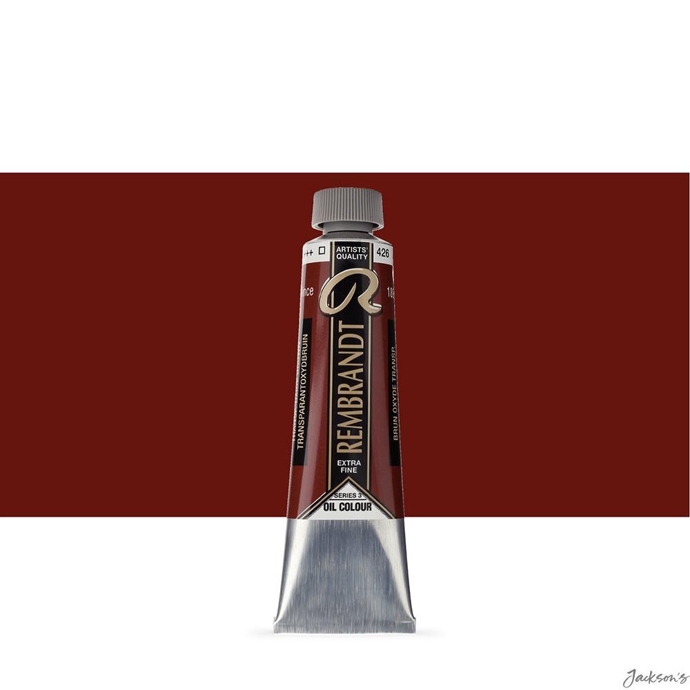 Royal Talens Rembrandt Oil Paint PR101 40ml Transparent Oxide Brown Painting