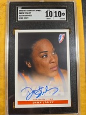 2005 Rittenhouse WNBA Dawn Staley Autograph Head Shot SGC 10/10 GM 3490