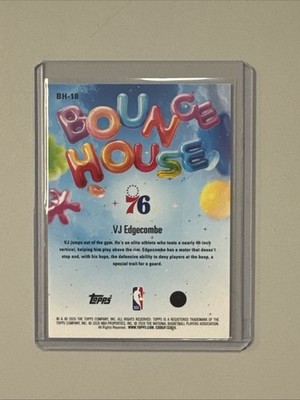 イルミナティカード　13013　J.R. BOB DOBBS 2025-26 Topps NBA Hoops VJ Edgecombe Bounce House Pixel Burst