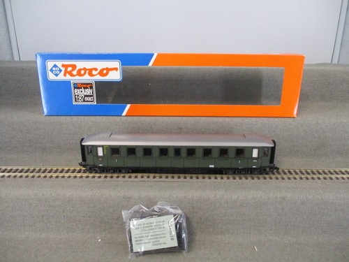Vagón de pasajeros Roco escala H0 44538 vagón de tren rápido 3. Clase de DB en EMBALAJE ORIGINAL | Zustand: Gebraucht