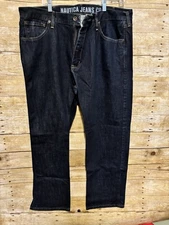 Nautica Jeans Company Dark Blue Jeans 38x30 Relaxed Fit