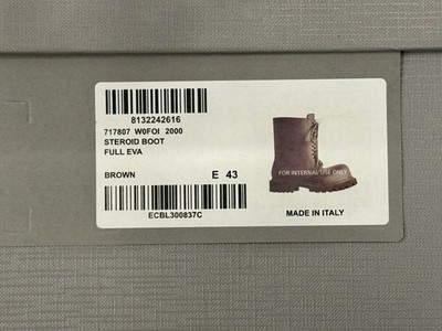 BALENCIAGA Brown Steroid Boots US 10 EU 43 NIB | eBay
