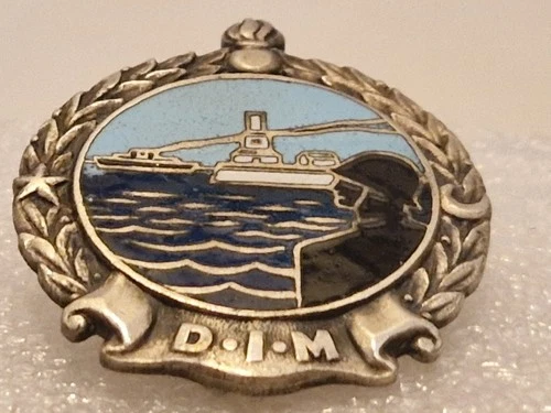 Marseille D.I.M - Depot of Metropolitan Isolates - Enamelled Metal - Drago - 50's