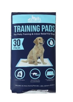 Pawsitively Fun Training Pad 30 Count Odor Resistant Indoor Dog Potty Relief