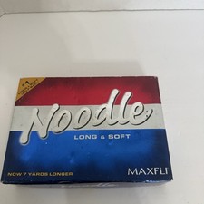 Maxfli Noodle Golf Balls Long  Soft Solid Core 12 Pack New Made In The USA