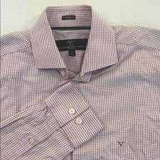 Versace 19-69 Abbigliamento Sportive SRL Men's Button Down Shirt Purple Size S