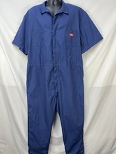 NWOT DICKIES NAVY SHORT SLEEVE JUMPSUIT UTILITY COVERALL SIZE 54 REGULAR