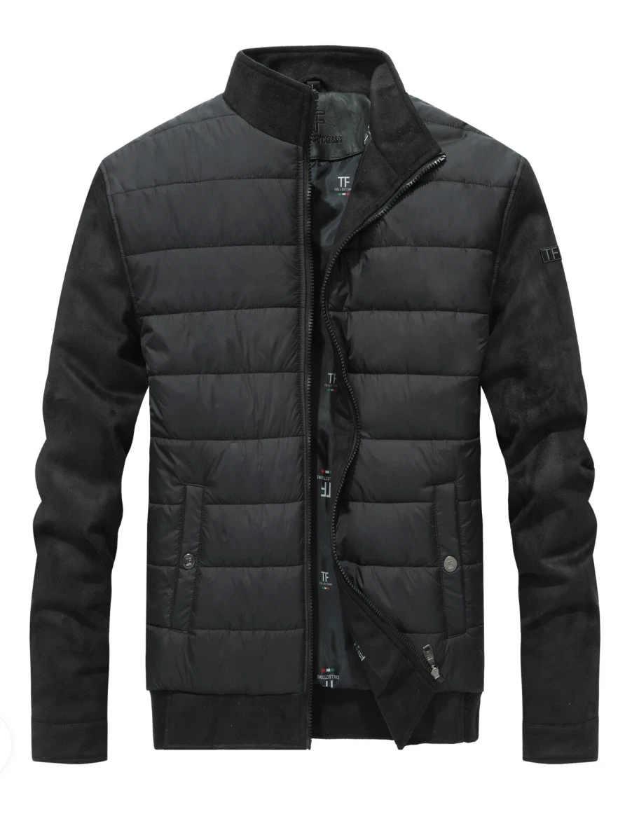 TF-Collection Quilted Black Men’s Jacket (M2331)