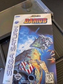 STUNNING! MINT! Darius Gaiden Sega Saturn Complete in Box CIB W/ Registration!