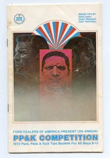 1972 Punt Pass & Kick PP&K Ford Competition Tips Booklet "Staubach" "FREE SHIP"