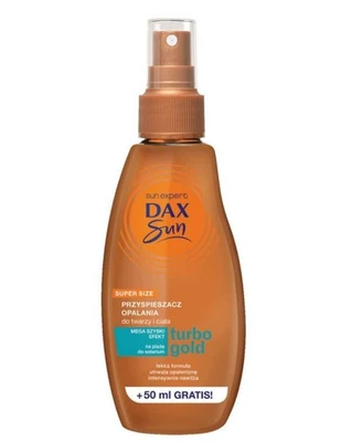 DAX Sun Face and Body Tanning Accelerator Turbo Gold 200ml