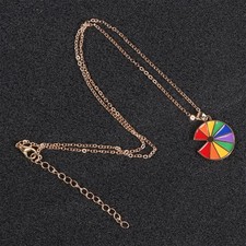 Collana arcobaleno Collana temperamento bella catena da collo per donna