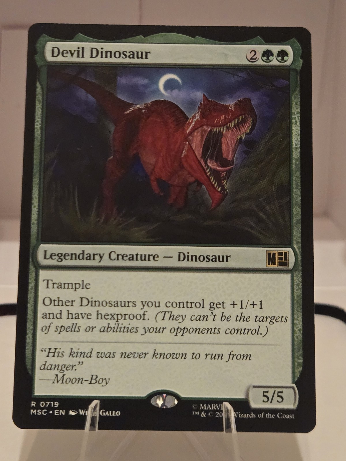 Devil Dinosaur Commander: Marvel Super Heroes Regular