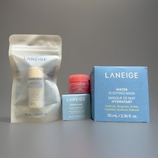 Laneige Skin Care Set Full Size Water Sleeping Mask - 3 travel size products
