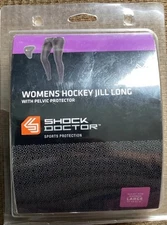 Shock Doctor Women’s Hockey Jill Long w/ Pelvic Protector Large, X-Fit