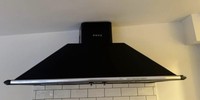 Victoria Chimney Cooker Hood, Black. KT110BLE. Brand New in unopened box.