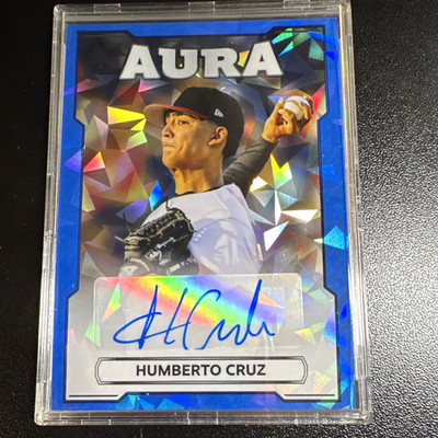 Pulse Trading Cards 2026 Aura Humberto Cruz Auto Insert BAS-HC Yankees 51/90