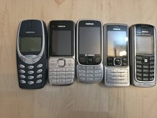 Sammler-Konvolut 5x Nokia Handys - Inkl. Kult-Handy 3310 - Ungetestet / Defekt