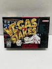 VEGAS STAKES Super Nintendo SNES NEW Factory  SEALED Authentic