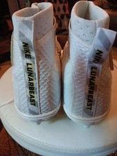 *Rare* Nike Lunarbeast 789873-100 Football Cleats White/Gray Men\'s Size 15 US Nike Lunarbeast D Men main image 4