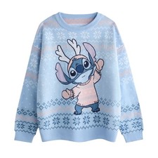 Lilo & Stitch - Pull Noël motif Stitch - Femme (NS9036)