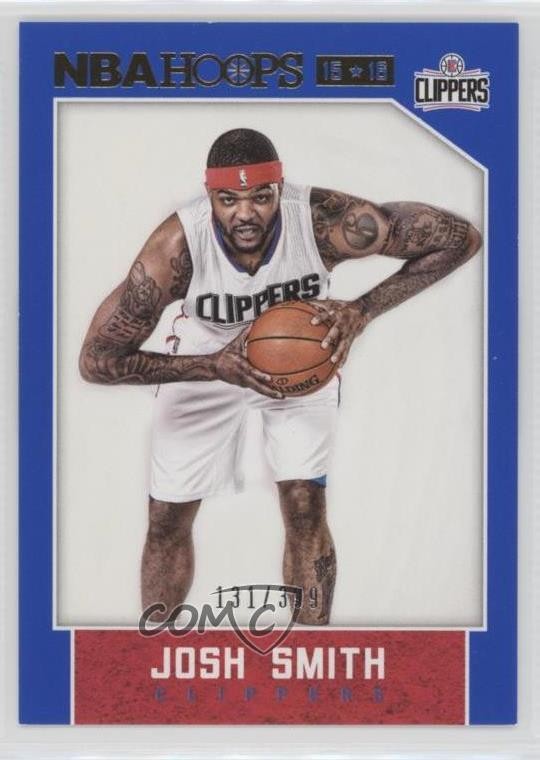 2015-16 Panini NBA Hoops Blue 131/399 Josh Smith #2 o6n