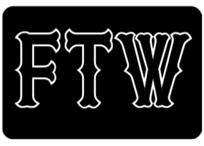 Vinyl Car Decal Sticker - FTW Motorcycle Biker window helmet truck world wheels