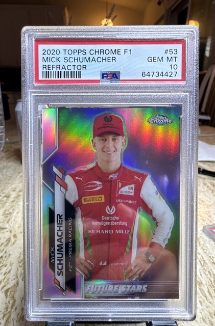 Mick Schumacher 2020 Topps Chrome Formula 1 Refractor