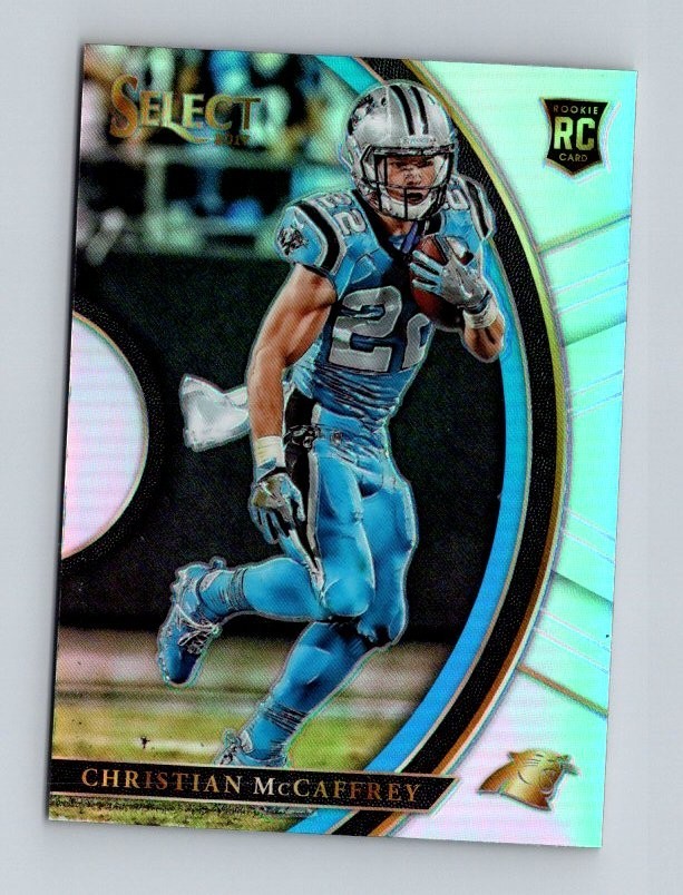 Christian McCaffrey Panini Select #74 Silver