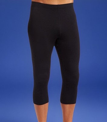 Hot Chillys Men's MTF 4000 Base layer Under All Black Medium Legging Made In USA