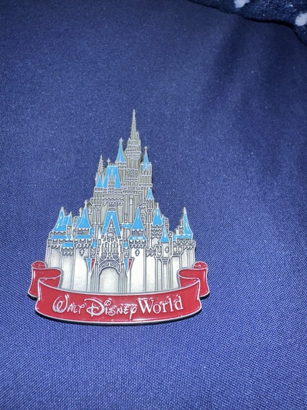 Disney Pin Cinderella Castle Pewter WDW 2005