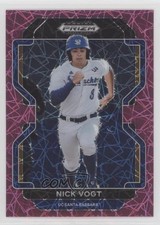 2022 Panini Prizm Draft Picks Neon Pink Velocity Prizm Nick Vogt #PDP210 11if