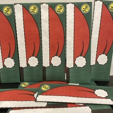 Waffle House Chef’s Paper Hat Christmas Set of 10