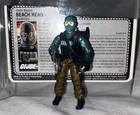 GI Joe Beachhead 100% Complete File Card 1986 Hasbro Action Figure Vintage