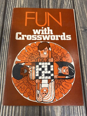 Vintage Fun With Crosswords Puzzle Book Copyright 1970