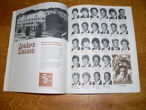 Vintage Notre Dame vs Florida State Football Game Program October 10, 1981 - Picture 4 of 5