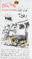 Cal-Scale HO #224 Double Stoker Engine (Brass Casting) 1:87th Scale
