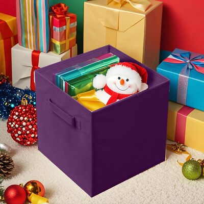 Storage Box Set of 6, Foldable Fabric Storage Compartment, Fabric Storage Drawer