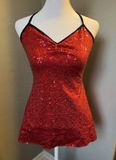 Red Sequin Dance Costume