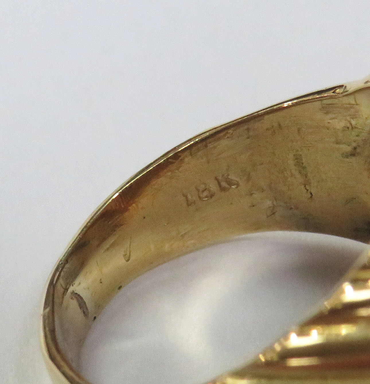 1907 USA ANTIQUE $5 DOLLAR SOLID GOLD IN 18K COIN PINKY RING SIZE 8 | eBay