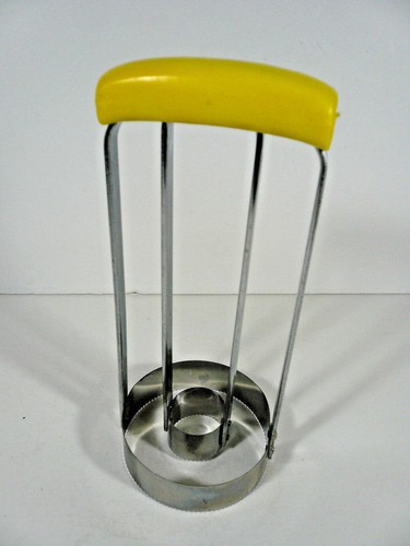 VINTAGE METALL ANANAS ENTKERNER KÜCHENGERÄT SCHNEIDER MIT GRIFF - Bild 3 von 4