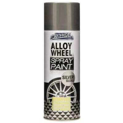 Silber Glanz Effekt Sprühlack Alufelge Auto Fahrrad Auto Aerosol 400ml