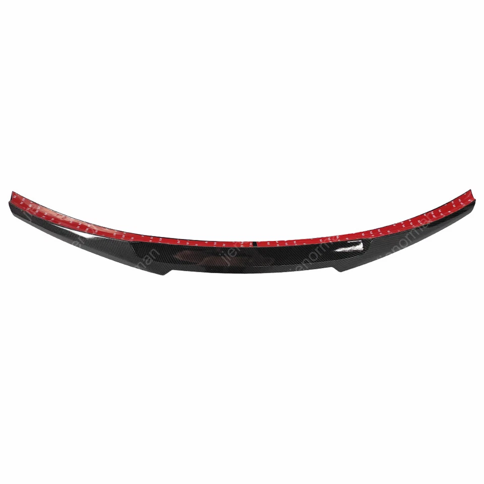 Coupe E92 Rear Trunk Spoiler Carbon Fiber Look M4 Style for 07-13 BMW 328i 335i Foto 4 de 4