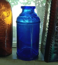 COBALT 8 OZ S.S.STAFFORD MADE IN U.S.A. CYLINDER INK BOTTLE